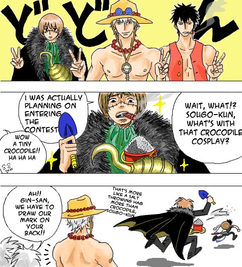 Gintama x One Piece Chapter 1 10